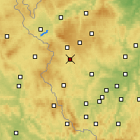 Nearby Forecast Locations - Planá - Map