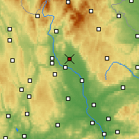 Nearby Forecast Locations - Uničov - Map
