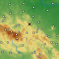 Nearby Forecast Locations - Bolków - Map