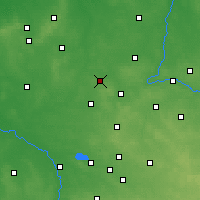 Nearby Forecast Locations - Byczyna - Map