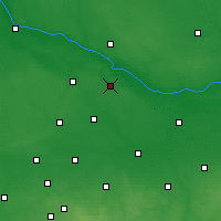 Nearby Forecast Locations - Gąbin - Map