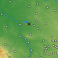 Nearby Forecast Locations - Ozimek - Map