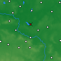 Nearby Forecast Locations - Sława - Map