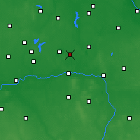 Nearby Forecast Locations - Ślesin - Map
