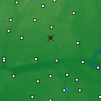 Nearby Forecast Locations - Więcbork - Map