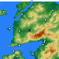 Nearby Forecast Locations - Bayramiç - Map