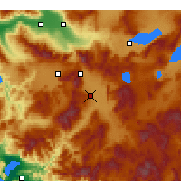 Nearby Forecast Locations - Acıpayam - Map