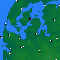 Nearby Forecast Locations - Nykøbing Mors - Map