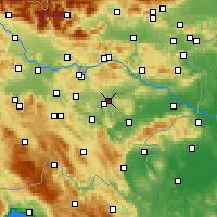 Nearby Forecast Locations - Dol pri Ljubljani - Map