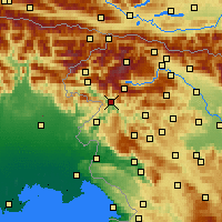Nearby Forecast Locations - Tolmin - Map