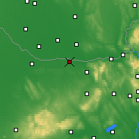 Nearby Forecast Locations - Komárom - Map