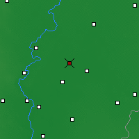 Nearby Forecast Locations - Mezőtúr - Mapa