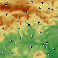 Nearby Forecast Locations - Jelšava - Map