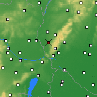 Nearby Forecast Locations - Stupava - Mapa