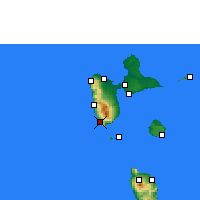 Nearby Forecast Locations - Basse-Terre - Mapa