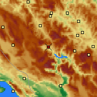 Nearby Forecast Locations - Prozor-Rama - Mapa