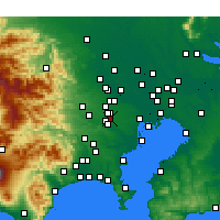 Nearby Forecast Locations - Mitaka - Mapa