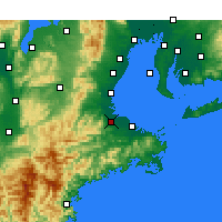Nearby Forecast Locations - Matsusaka - Map