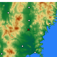 Nearby Forecast Locations - Ichinoseki - Mapa