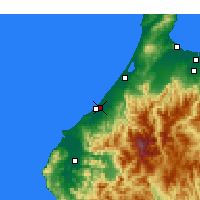Nearby Forecast Locations - Komatsu - Mapa