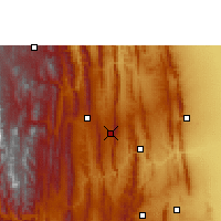 Nearby Forecast Locations - Villa Vaca Guzmán - Mapa