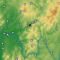 Nearby Forecast Locations - Bad Soden-Salmünster - Map