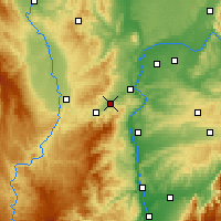 Nearby Forecast Locations - Rive-de-Gier - Map