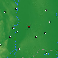 Nearby Forecast Locations - Kiskőrös - Mapa