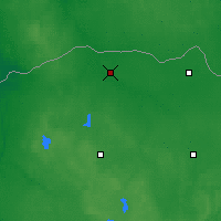 Nearby Forecast Locations - Mažeikiai - Map