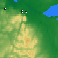 Nearby Forecast Locations - Talnakh - Mapa