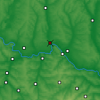 Nearby Forecast Locations - Kreminna - Map