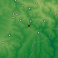 Nearby Forecast Locations - Ilovaisk - Map