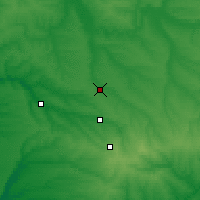 Nearby Forecast Locations - Huliaipole - Mapa