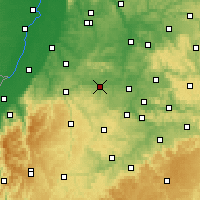 Nearby Forecast Locations - Vaihingen an der Enz - Map
