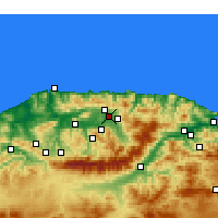 Nearby Forecast Locations - Freha - Map