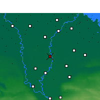 Nearby Forecast Locations - Zefta - Map