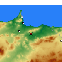Nearby Forecast Locations - Zaio - Map