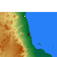 Nearby Forecast Locations - Suakin - Map