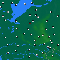 Nearby Forecast Locations - Zeewolde - Mapa