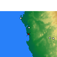 Nearby Forecast Locations - Jeddah - Mapa