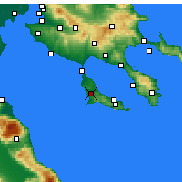Nearby Forecast Locations - Kassandreia - Mapa