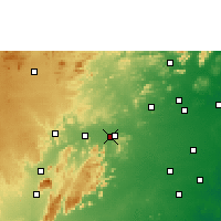 Nearby Forecast Locations - Vellore - Mapa