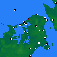 Nearby Forecast Locations - Tisvilde - Map