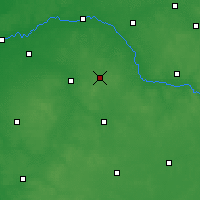 Nearby Forecast Locations - Sokołów Podlaski - Map