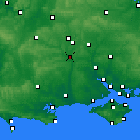 Nearby Forecast Locations - Salisbury - Map