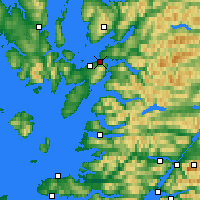 Nearby Forecast Locations - Kyle of Lochalsh - Mapa