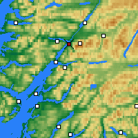 Nearby Forecast Locations - Fort William - Map