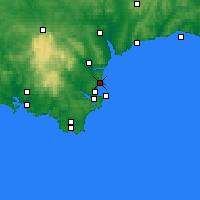 Nearby Forecast Locations - Torquay - Map