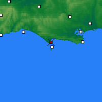 Nearby Forecast Locations - Weymouth - Mapa