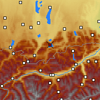 Nearby Forecast Locations - Walchensee - Map